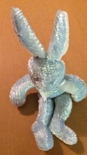 Russ Light Blue Bunny Plush Named Glimmer 9