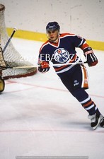 CRAIG SIMPSON In ACTION 35mm COLOR SLIDE Edmonton OILERS STAR PLAYER++++