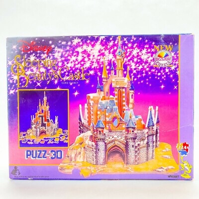Euro Disney Sleeping Beauty Castle 3D Puzzle, Complete, 224 Pieces