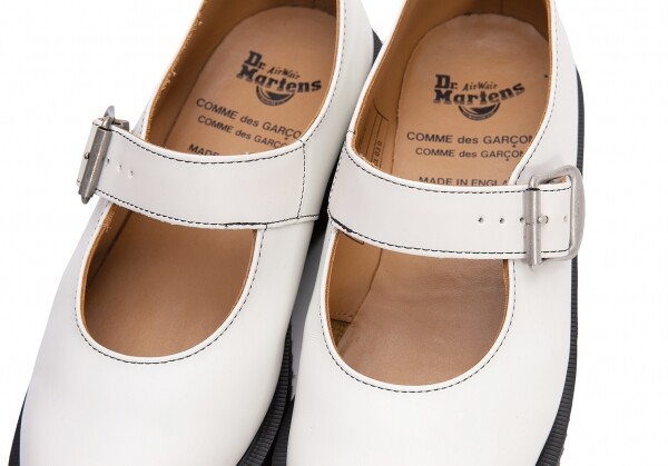 COMME des GARCONS Dr.Martens Leather Belted Mary Jane Shoes COMME des GARCONS Dr.Martens Leather Belted Mary Jane Shoes