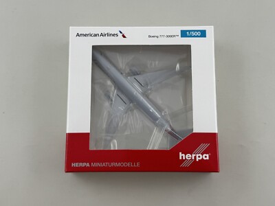 Herpa Wings American Airlines Boeing 777-300ER 1:500 Model