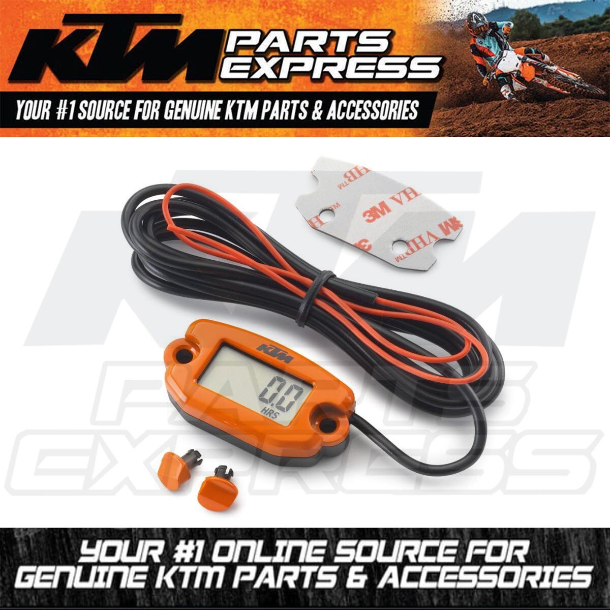 NEW OEM ORANGE KTM HOURMETER SX SXS SX-F XC XC-W EXC XC-F XC 2024  
