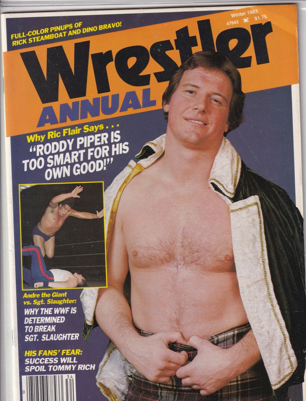 The Wrestler Annual Roddy Piper Andre The Giant Winter 1983 062419nonr ...