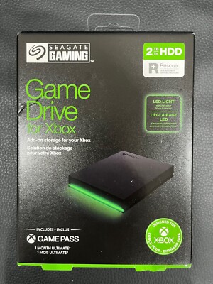 Seagate Game Drive für Xbox, 2TB, externe Festplatte tragbar brandneu versiegelt 