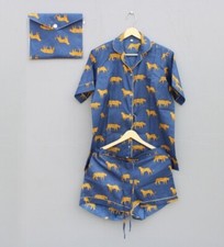 Indian Handmade 100 Cotton Pajama set soft short pj set Bridesmaid pajama set