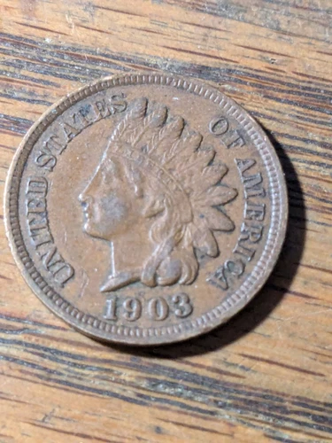 1903 Indian Cent XF Full Liberty Feathers