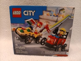 LEGO City Pizza vs. Fire Truck 60458 Brand New (ruth5522)