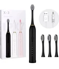 Sonic Electric Toothbrush USB Rechargeable 6 Modes Brush Heads Precise Cleaning