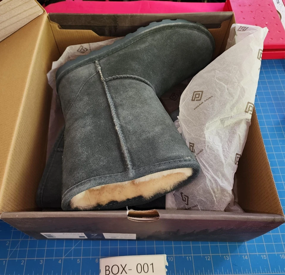 BOX002-001 BEARPAW Elle Botas Cortas 1962W NeverWet EE. UU. 7 UK 5 Blue Haze 302 NUEVAS Foto 4 de 4