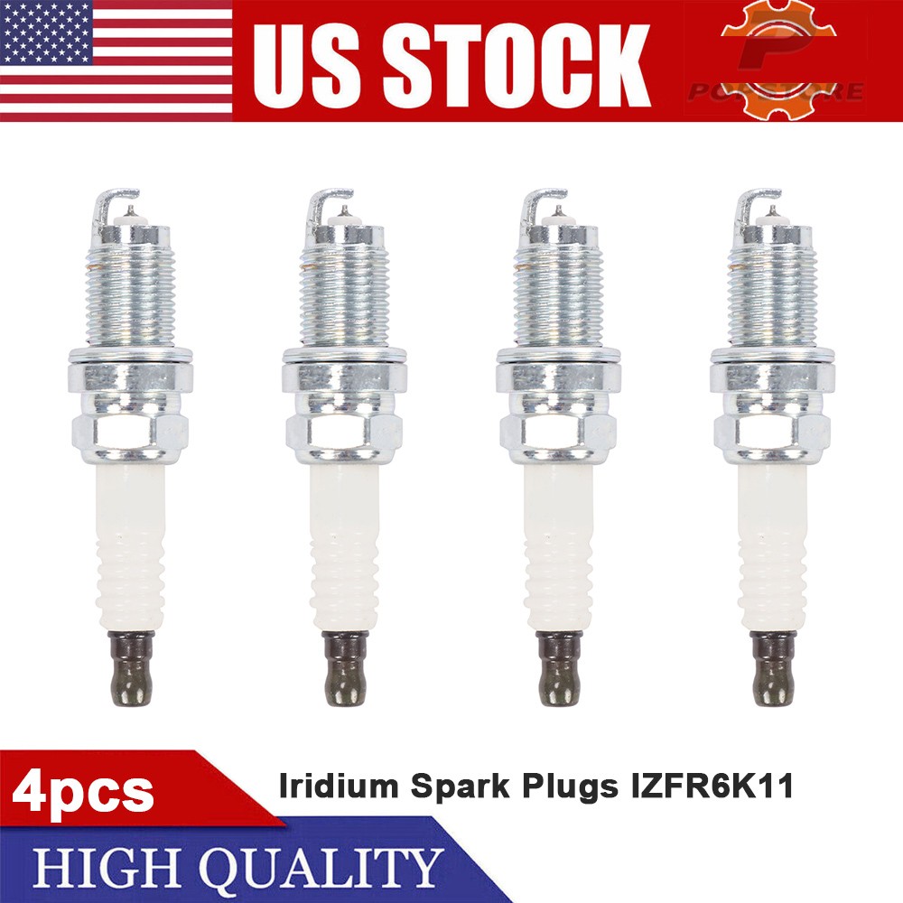 4Pcs 6994 Spark Plugs Laser Iridium NGK IZFR6K11 Fit for Honda ACURA V6 Acura US