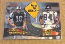 2000 Bowman Chad Pennington / Randy Moss #R1