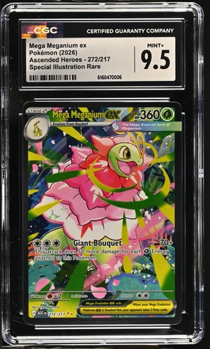 Mega Meganium ex graded CGC 9.5 for sale on eBay