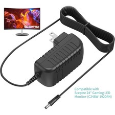 AC Adapter Charger Power Cord for Sceptre 24" Gaming LED Monitor- C248W-1920RN 