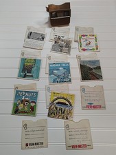 Vintage Sawyers Viewmaster Viewer Tan Brown Taupe 1970s W 31 REELS