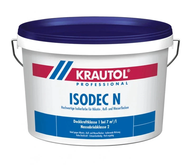 €8,00L 12,5 L Krautol Isodec N Premium Isolierfarbe Renovierfarbe weiß innen