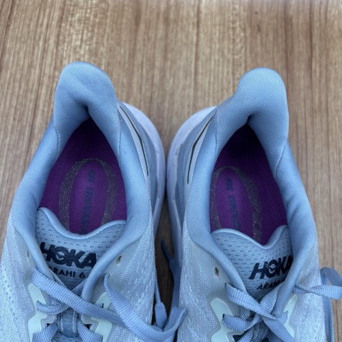 Hoka One One Arahi 6 1123195-PABF Womens US 8.5 B Running Blue Sneakers READ - Picture 7 of 8