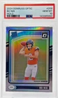 2024 Panini Donruss Optic Rated Rookie Bo Nix Holo Prizm RC PSA 10 Gem Mint