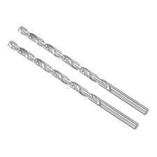 2pcs Extension High Speed Steel Straight Jobber Drill Bits 9mm Dia 200mm Long
