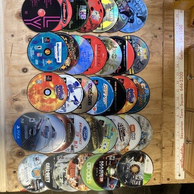 Mixed Lot Of Scratched Game Discs. Xbox PlayStation untested sold as is 