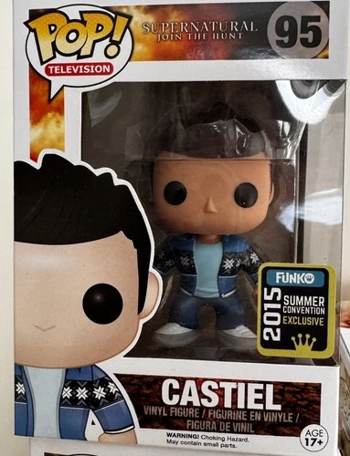 Funko Pop! Vinyl: Supernatural Castiel Figure #95 Exclusive Hot Topic Edition