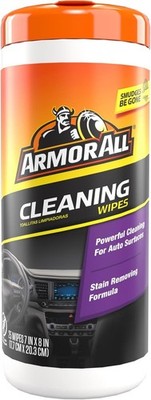 Armor All Interior Car Cleaning Wipes - 25 Count Canister for Pristine Interiors