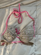 Victoria s Secret Bejeweled Halter Bikini Top