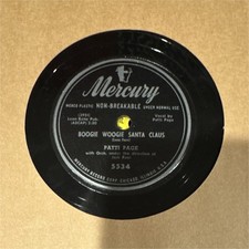 Mercury Patti Page Boogie Woogie Santa Claus / Tennessee Waltz Vinyl 5534