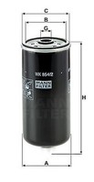 MANN-FILTER Wk 854/2 Kraftstoff Filter FüR Iveco, Jeep, New Holland, Otokar