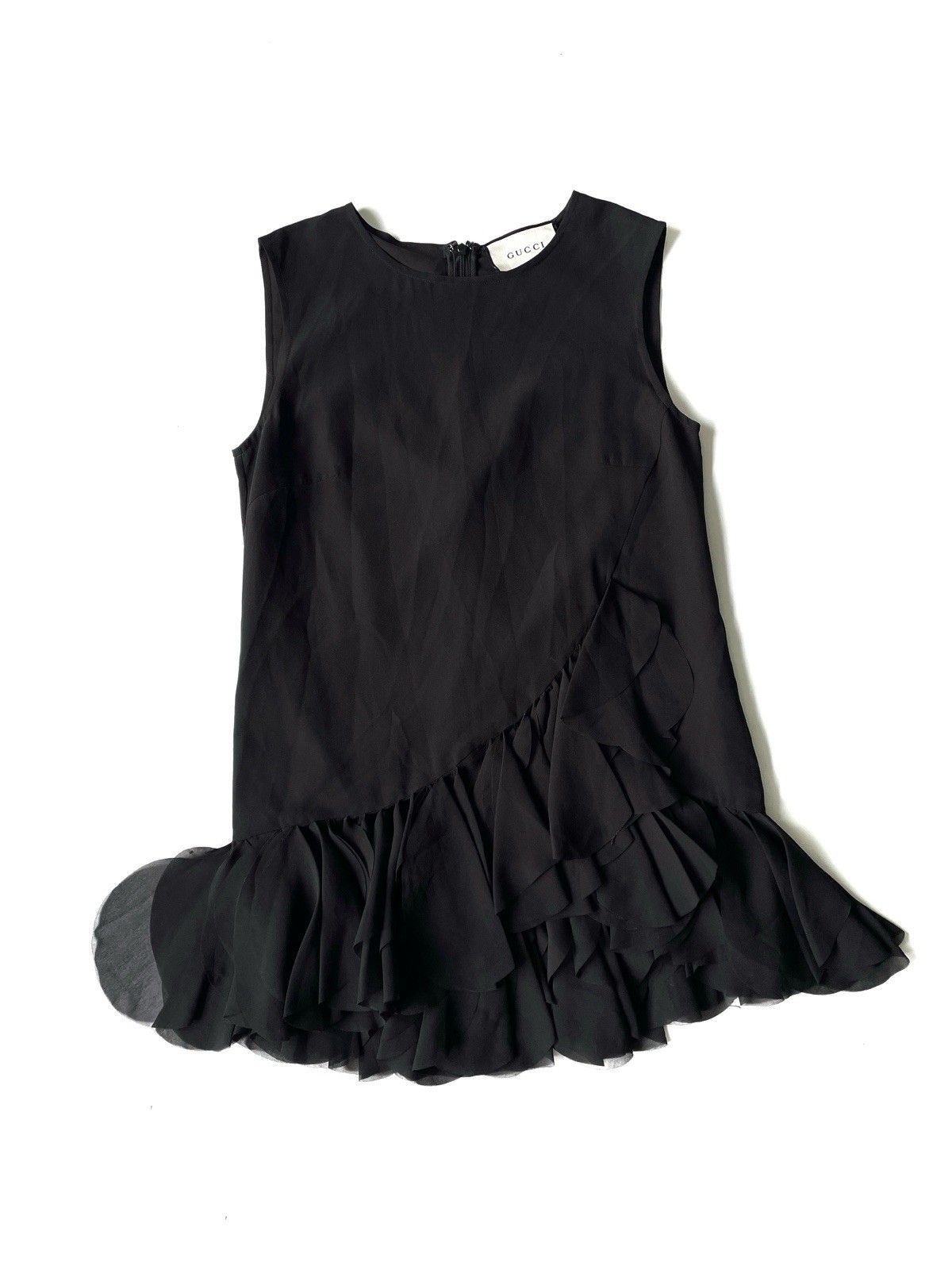 Gucci Black Basic Sleeveless Lightweight Dress Wo… - image 1