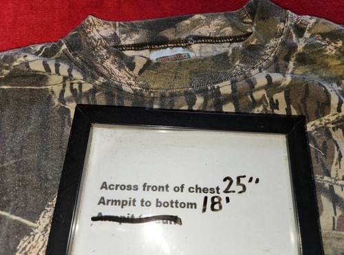 L Men's Mossy Oak Camo Hunter Shirt Short Sleeve Hunting Top Adults Camouflage - Picture 4 of 4