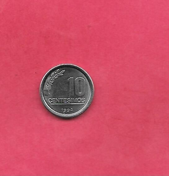 URUGUAY KM102 1994 10 CENTESIMOS BU GEM UNCIRCULATED NICE OLDER COIN