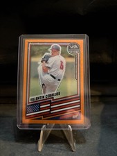 Valentin Ceballos 2025 Stars & Stripes Orange Disco Prizm /75