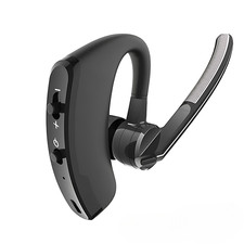 Wireless Bluetooth Headset Handsfree Earpiece Trucker Noise Cancelling Mic V8