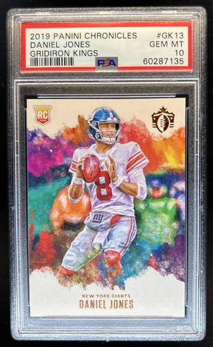 2019 Chronicles Daniel Jones Gridiron Kings RC Rookie #GK13 Giants PSA 10