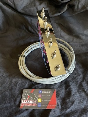 Prewired 6 hole panel w/wiring instructions FBSSCC Lowrider Hydraulics  CARLING 