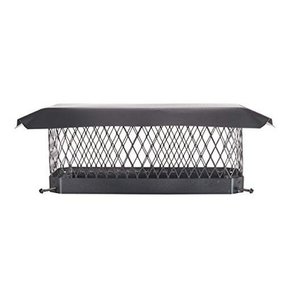 Shelter 9'' x 18'' Single Flue Bolt-On Chimney Cap, Fully Assembled, Galvanized