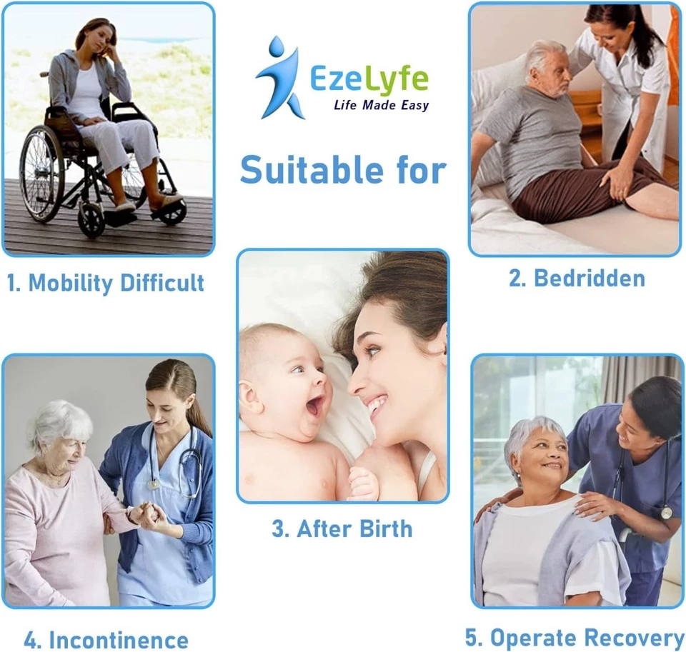 EzeLyfe Premium Disposable Incontinence Bed Pads Max Absorbent-60 x 90cm-25 Pack - Image 3 of 4