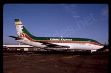 Casino Express Boeing 737-200 N456TM Dec 92 Kodachrome Slide/Dia C5