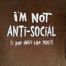 Hybrid T-Shirt Mens Size Large Brown Graphic ...