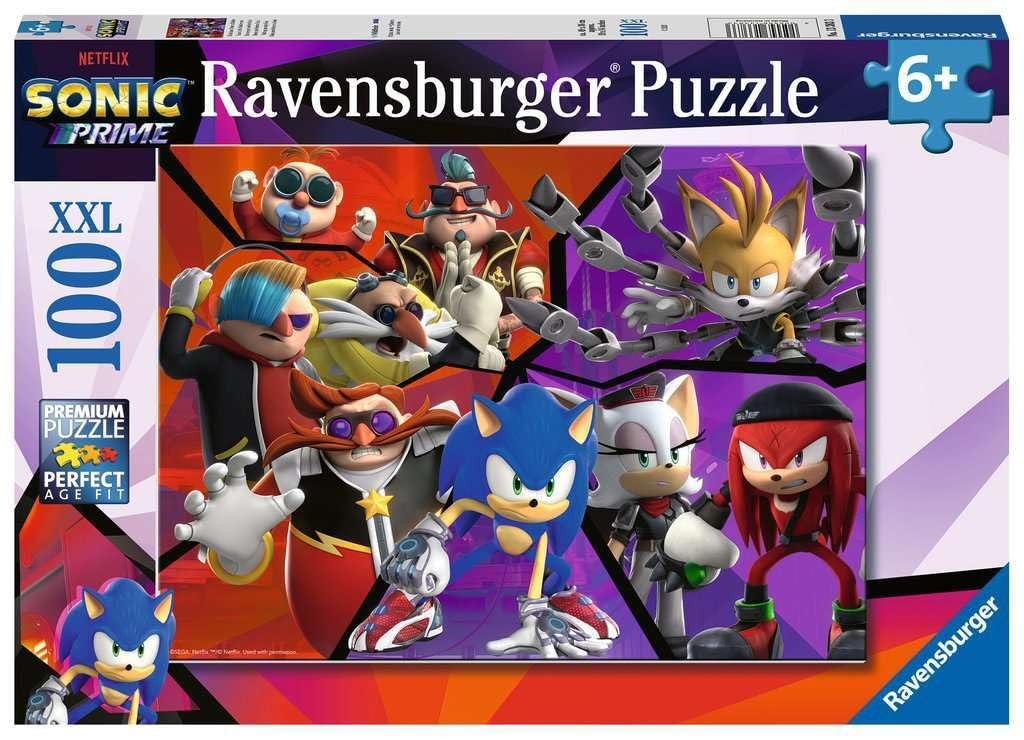 Ravensburger Sonic Prime Jigsaw Puzzle for Kids Age 6 Years Up - 100 Pieces XXL 5290₽