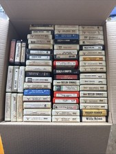 Lot Of 60 Vintage 8 Track Tapes Waylon Willie Elvis Tammy Wynette UNTESTED 5