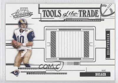 2005 Playoff Absolute Memorabilia Tools of the Trade Black /100 Marc Bulger 0k0