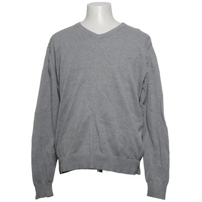 Timberland, Pullover, Größe: XXL, Grau, Baumwolle, Einfarbig, Feinstrick #DGU