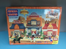 VTG Mega Bloks Wild West Themed CACTUS TOWN BUILD PLAY-SET  Ritvik 1996 