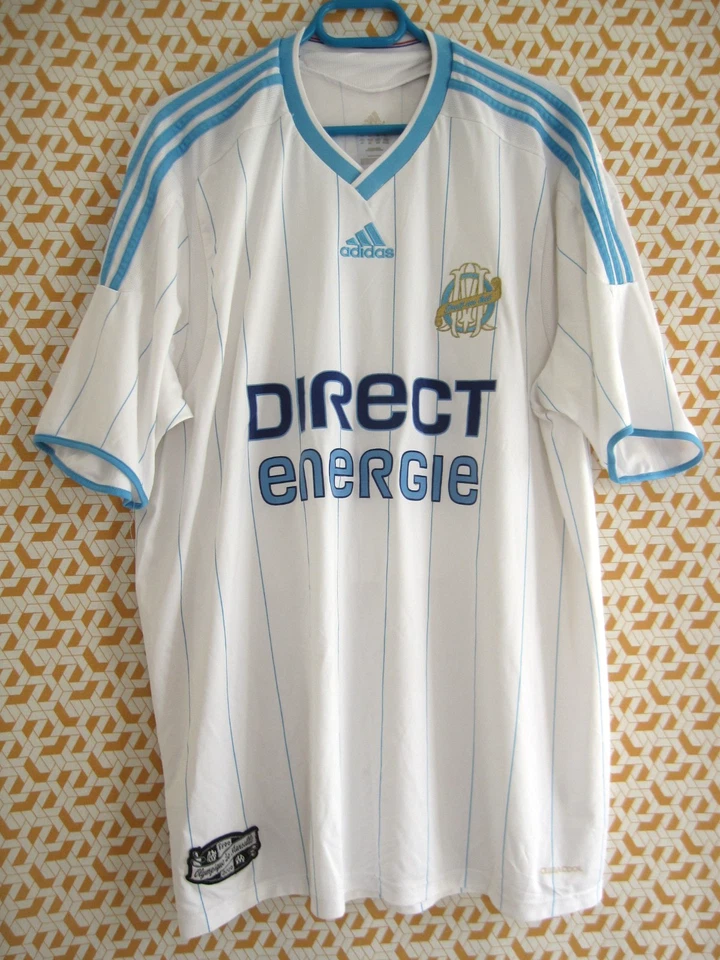Maillot Olympique Marseille 2009 2010 Diawara coupe de la Ligue Adidas OM - XXL - Photo 2/4