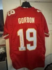 Josh Gordon Kansas City Chiefs #19 Signed Football Jersey Beckett authentic