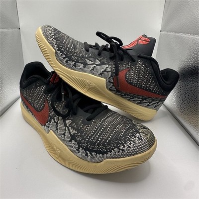 Nike Mamba Rage Bright Crimson 908972-060 Black Red Men's Low Top Size 9