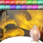 RGB Waterwave Rotation LED Ambient Light, Ocean Ripple Mood Light Projector
