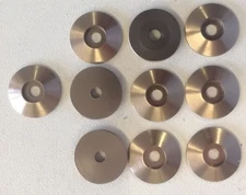 GForce - GUN METAL M3 WIDE WASHERS FOR WINGS DIAM. ESTER. 15mm