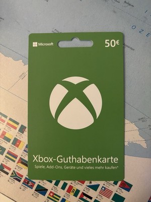 MICROSOFT MS ESD Gift Card Xbox LIVE AGENCY Online 50 E